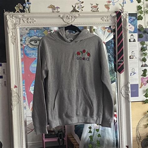 gucci champion flower sweatshirt|gucci x champion grey.